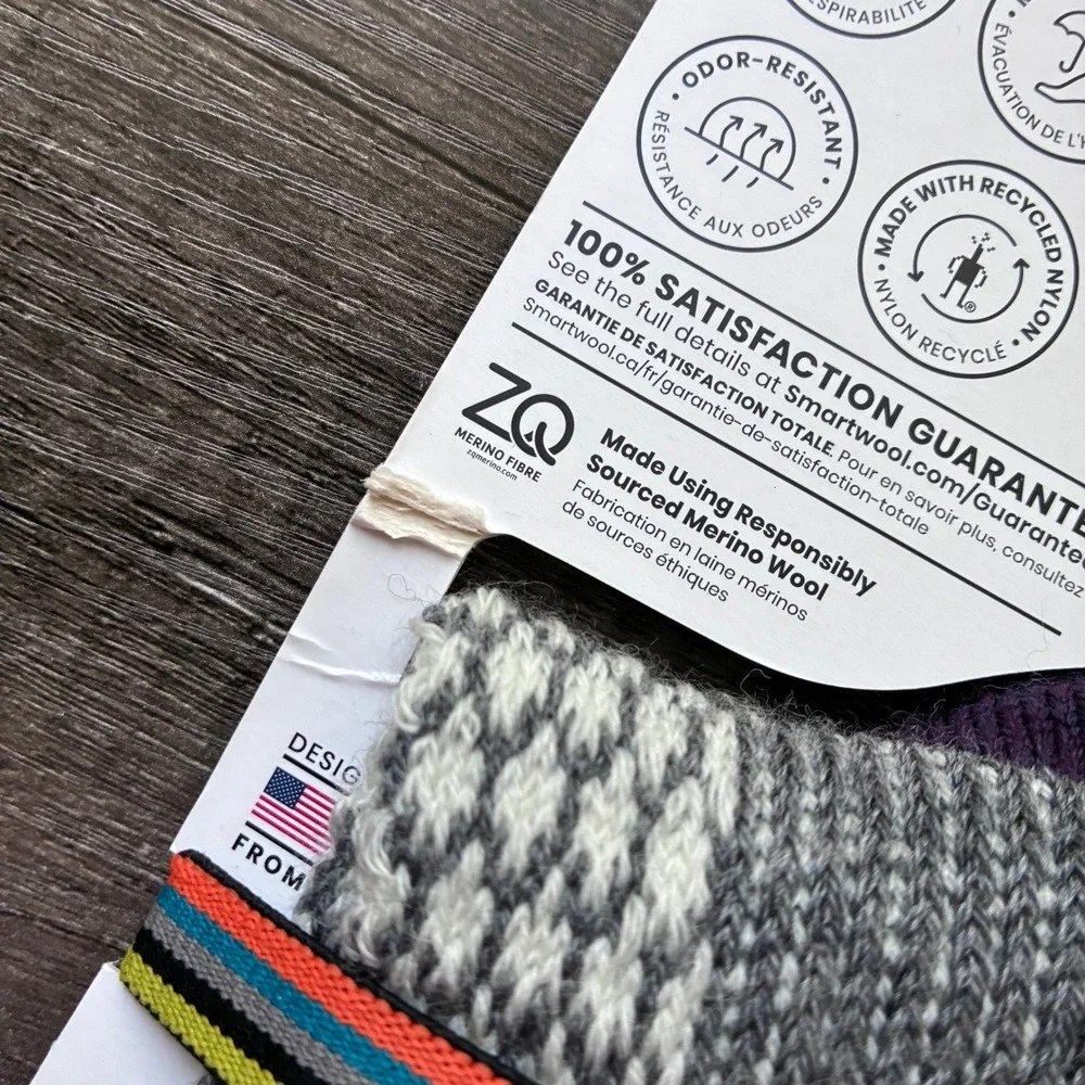 Smartwool Everyday Popcorn Cable Merino Wool Full Cushion Crew Socks Unisex LG